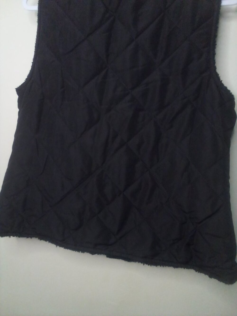 B & T Essentials DXL Fleece Vest Men 3XL Full Zip Sleeveless Pockets Black - Picture 15 of 15